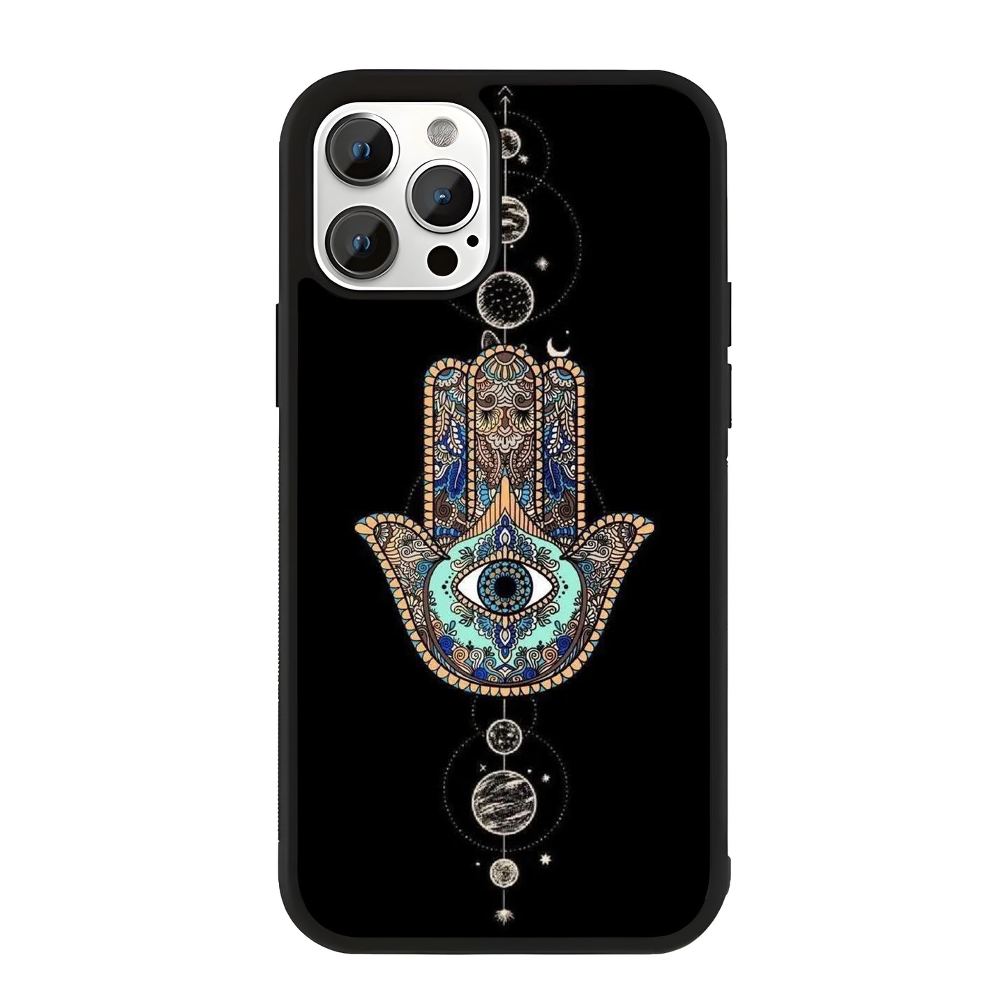 Mystic Hamsa Glass Case