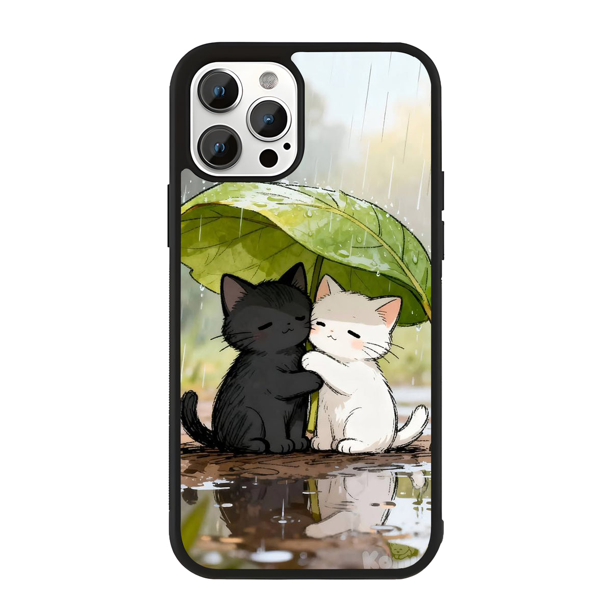 Cuddle in the Rain Glass Case