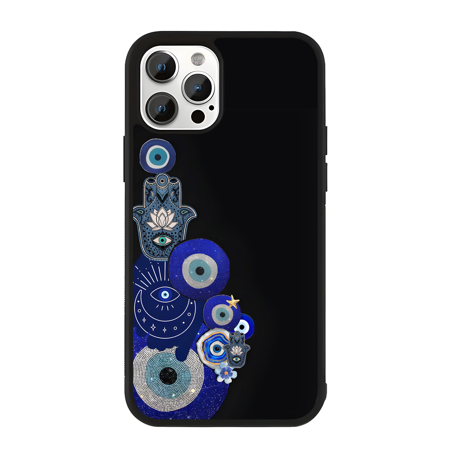 Evil Eye Cluster Glass Case