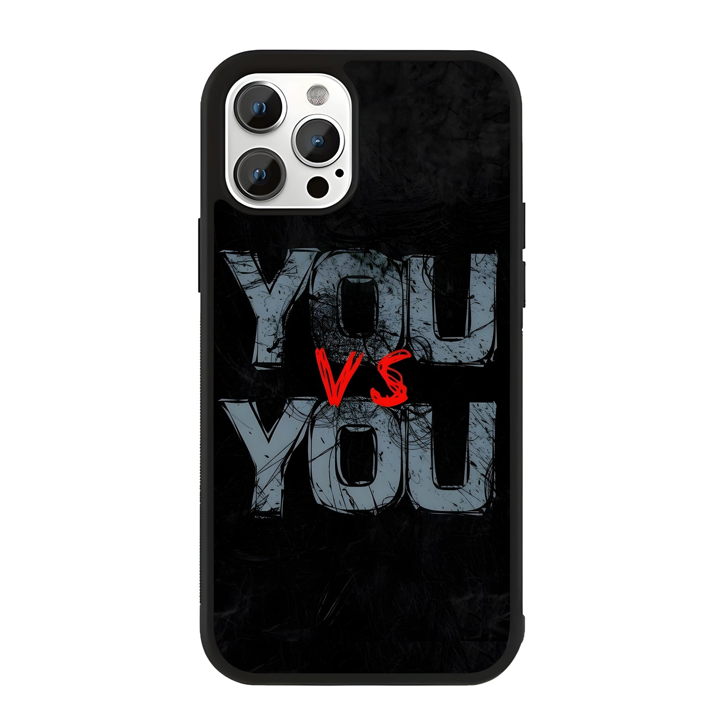 it's You VS You always Glass Case Cover