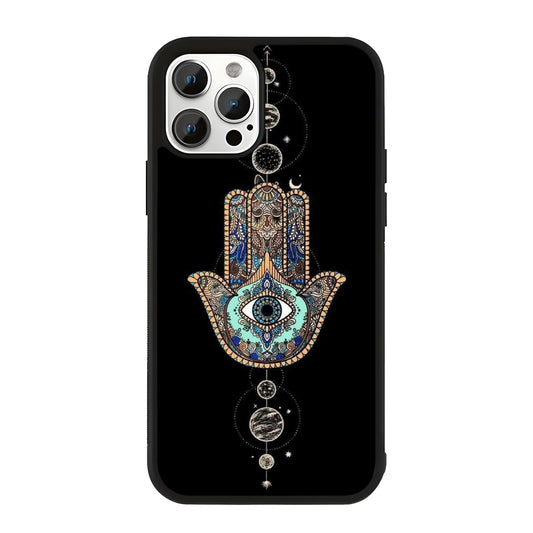 Mystic Hamsa Glass Case