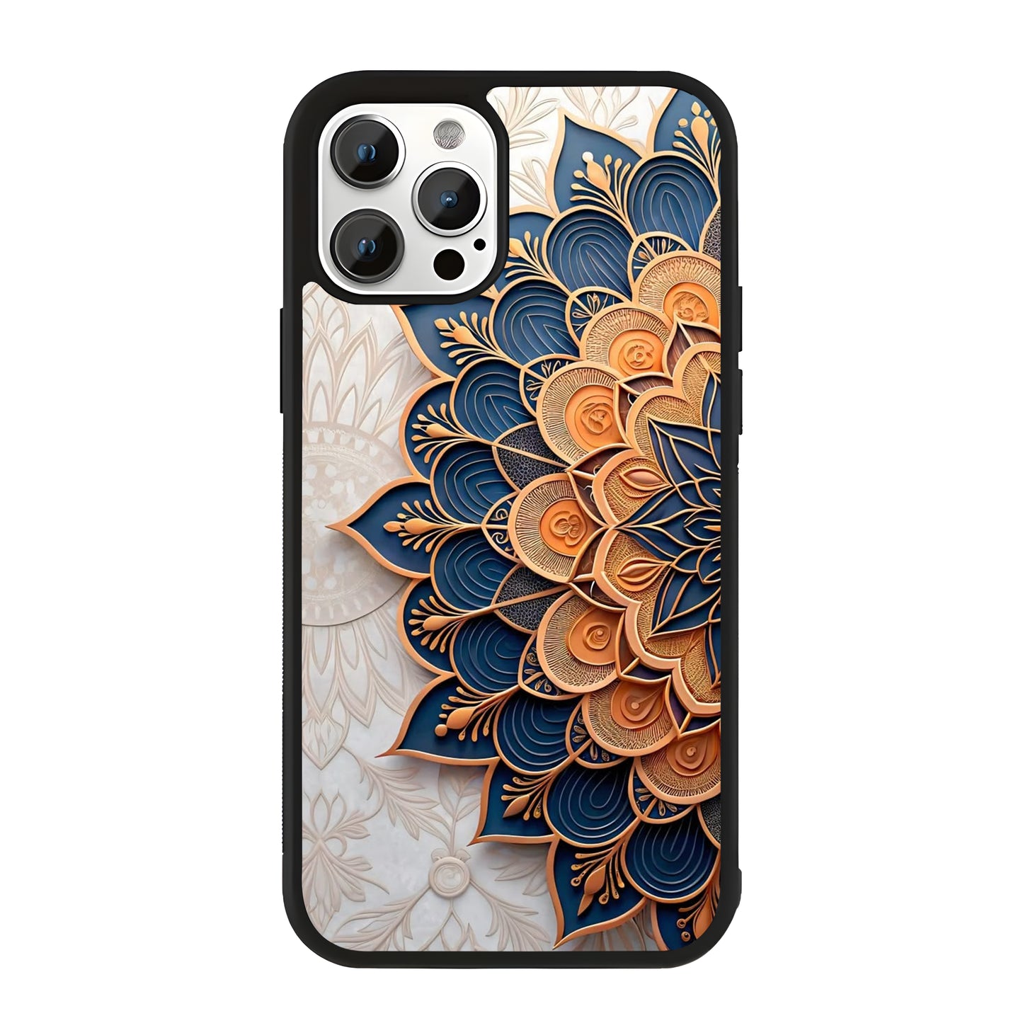 Royal Mandala Glass Case