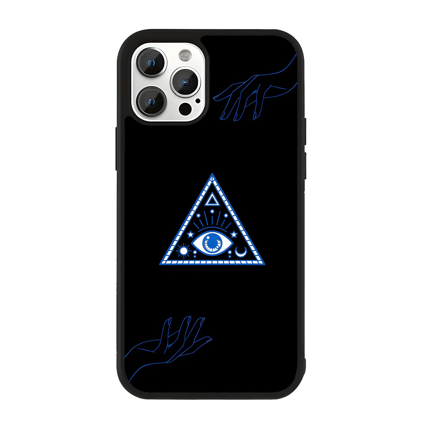 Blue Illuminati Eye Glass Case