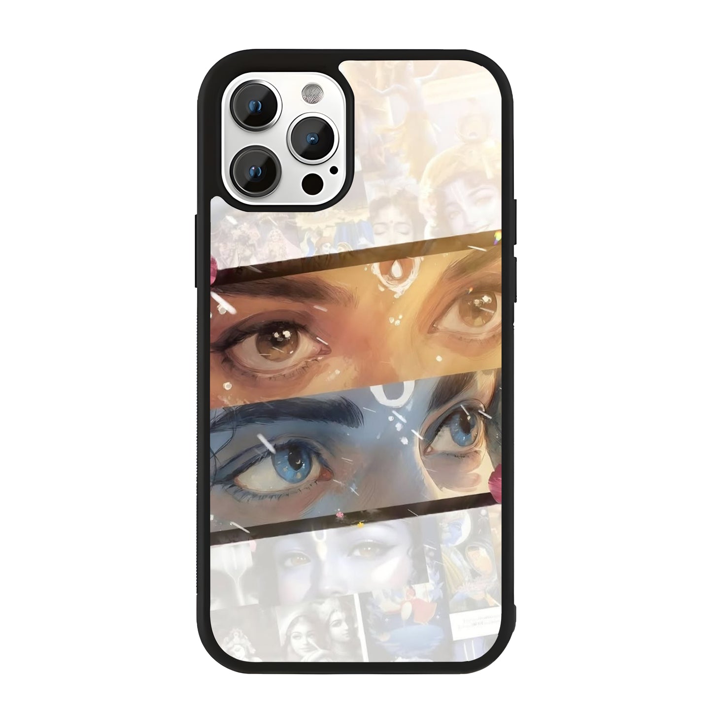 Divine Vision Radha Krishna Glass Case