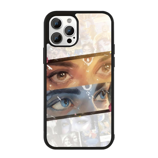Divine Vision Radha Krishna Glass Case
