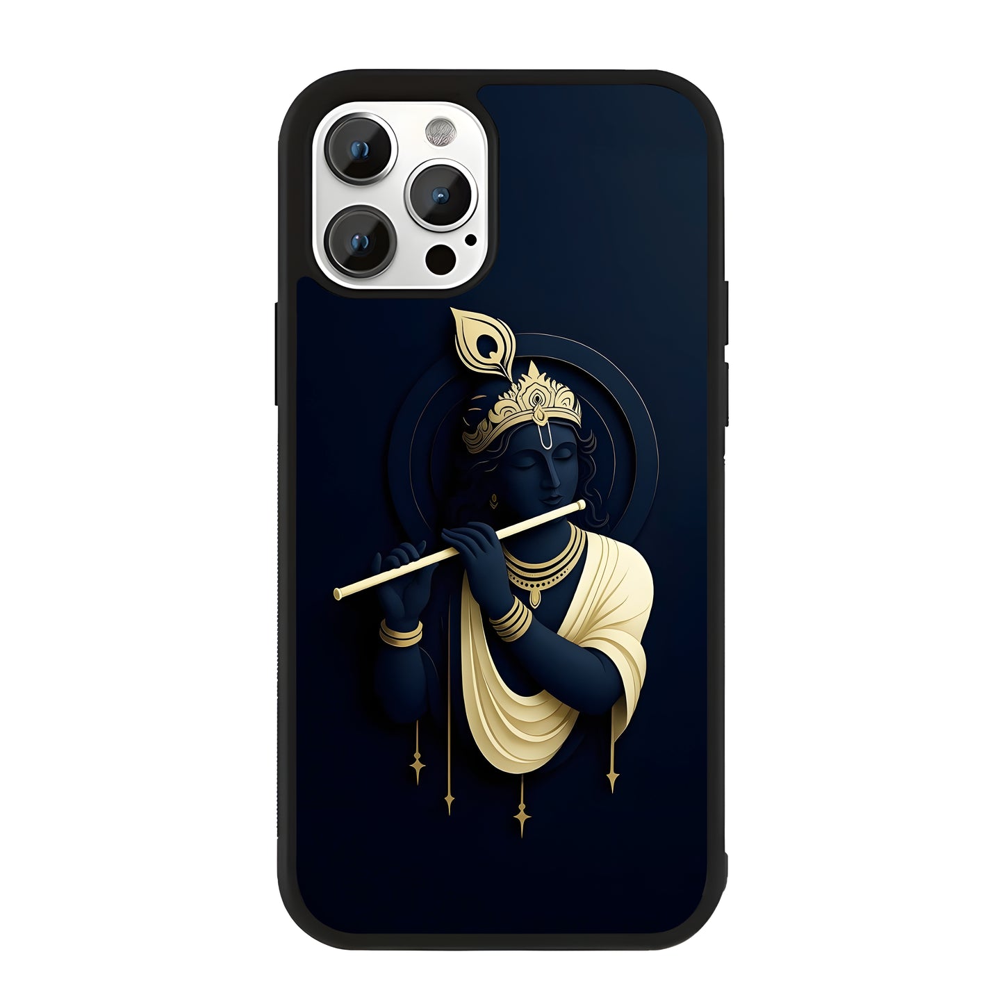Shri Krishna Art Glass Case